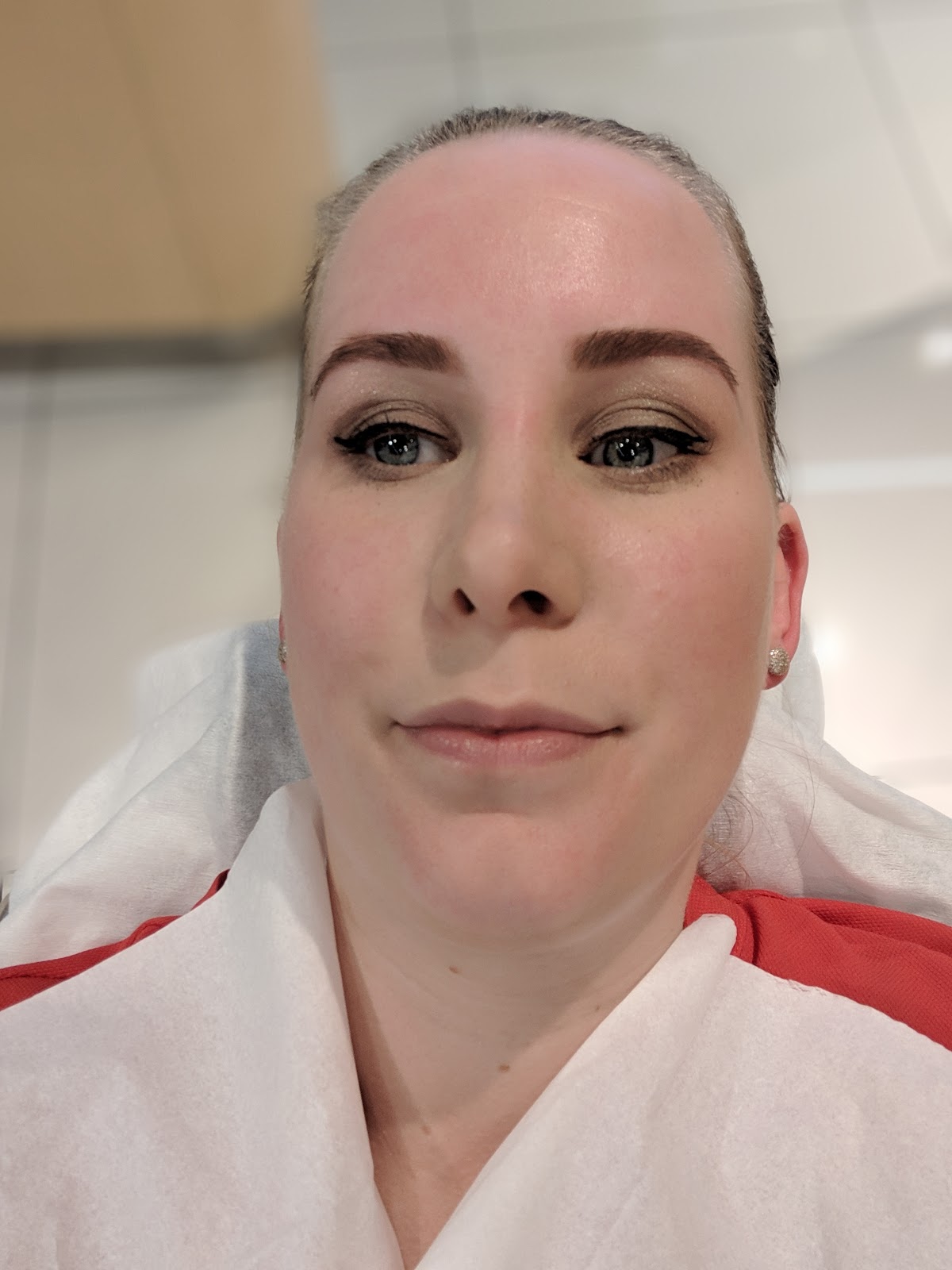 An image showing Annemieke her final look after Blink Brow Bar Makeup Application