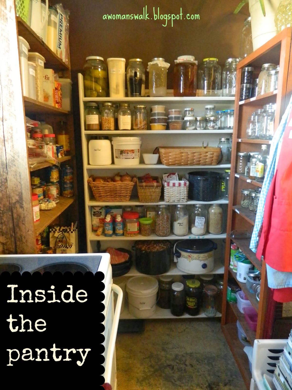 Rashel's Run My Makeshift Pantry