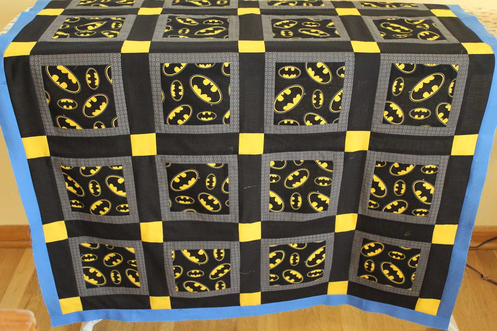 Ohio Thoughts Child's Batman Quilt