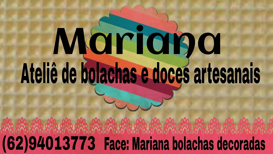 Mariana Bolachas Decoradas