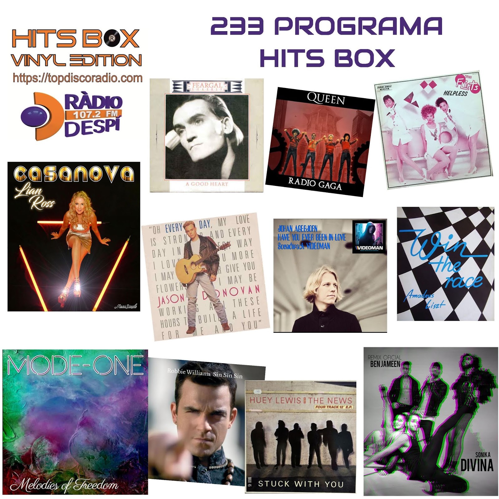 Hits Box Vinyl Edition Topdisco Radio Dj. Xavi Tobaja 233 Programa