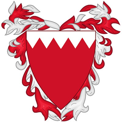 Logo Gambar Lambang Simbol Negara Bahrain PNG JPG ukuran 400 px