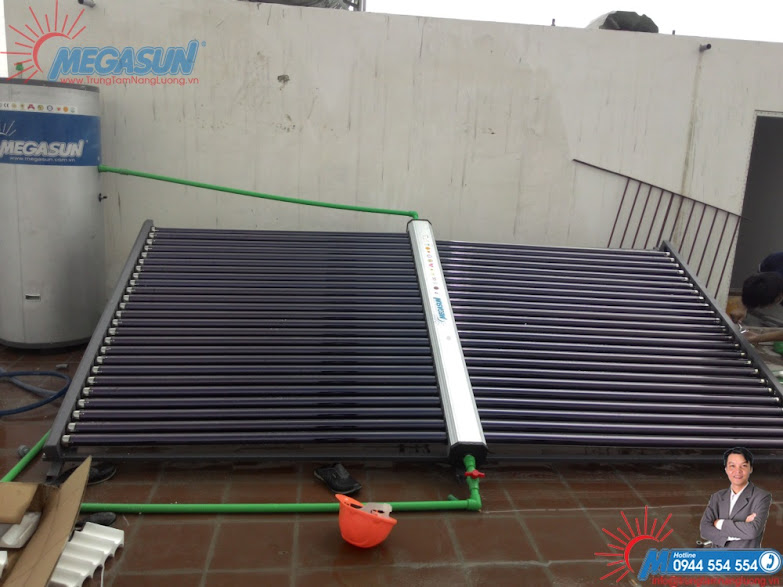 giàn năng lượng mặt trời công nghiệp Megasun - dung tích 500l