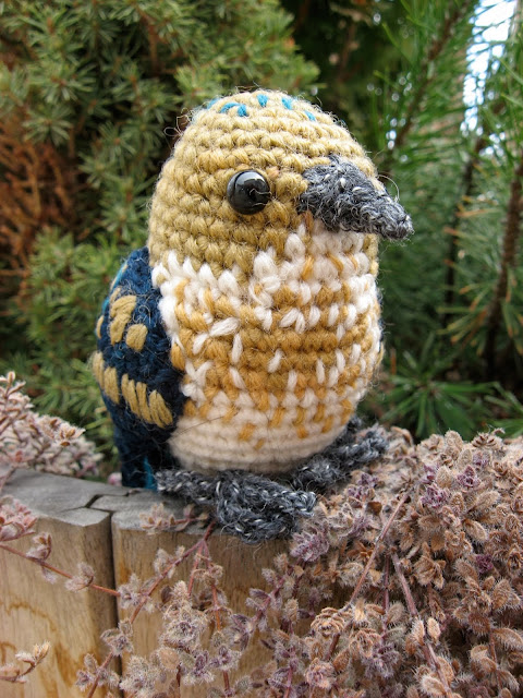 Crocheted bird