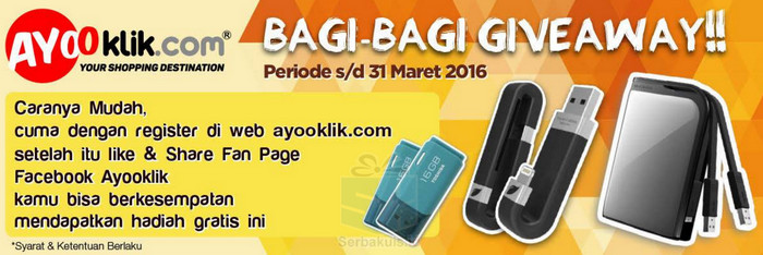 Ayooklik Bagi-Bagi Giveaway Berhadiah 2 Hardisk Buffalo 500GB Ayooklik Bagi-Bagi Giveaway Berhadiah 2 Hardisk Buffalo 500GB