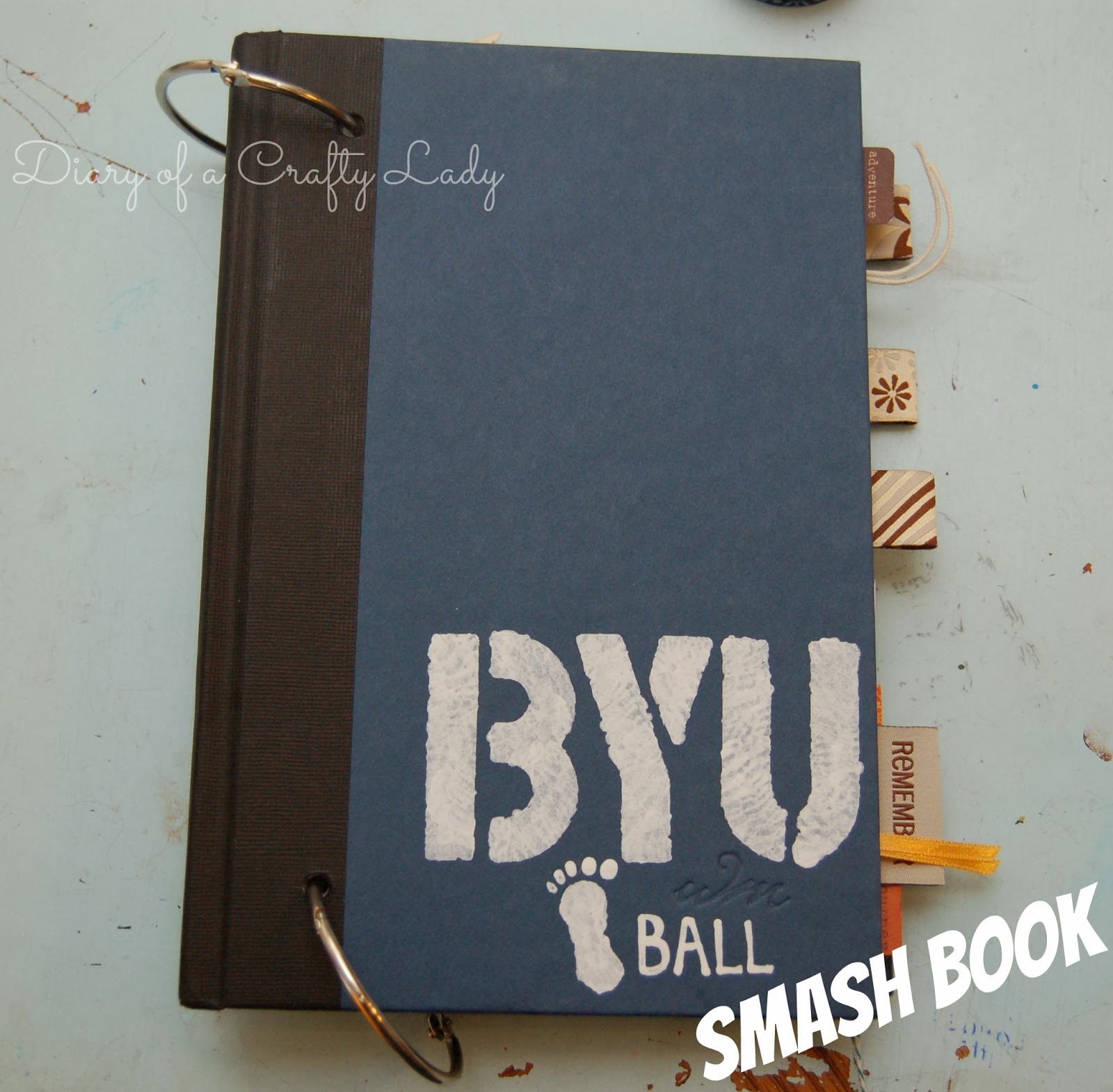 Diary of a Crafty Lady: BYU Football Smash Book