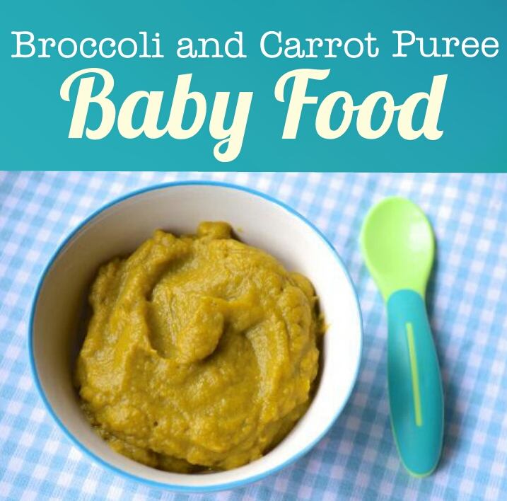 Broccoli and Carrot Puree Baby Food BEAN GIRRAS