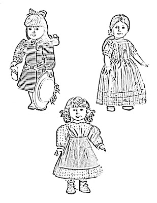 american girl doll coloring page