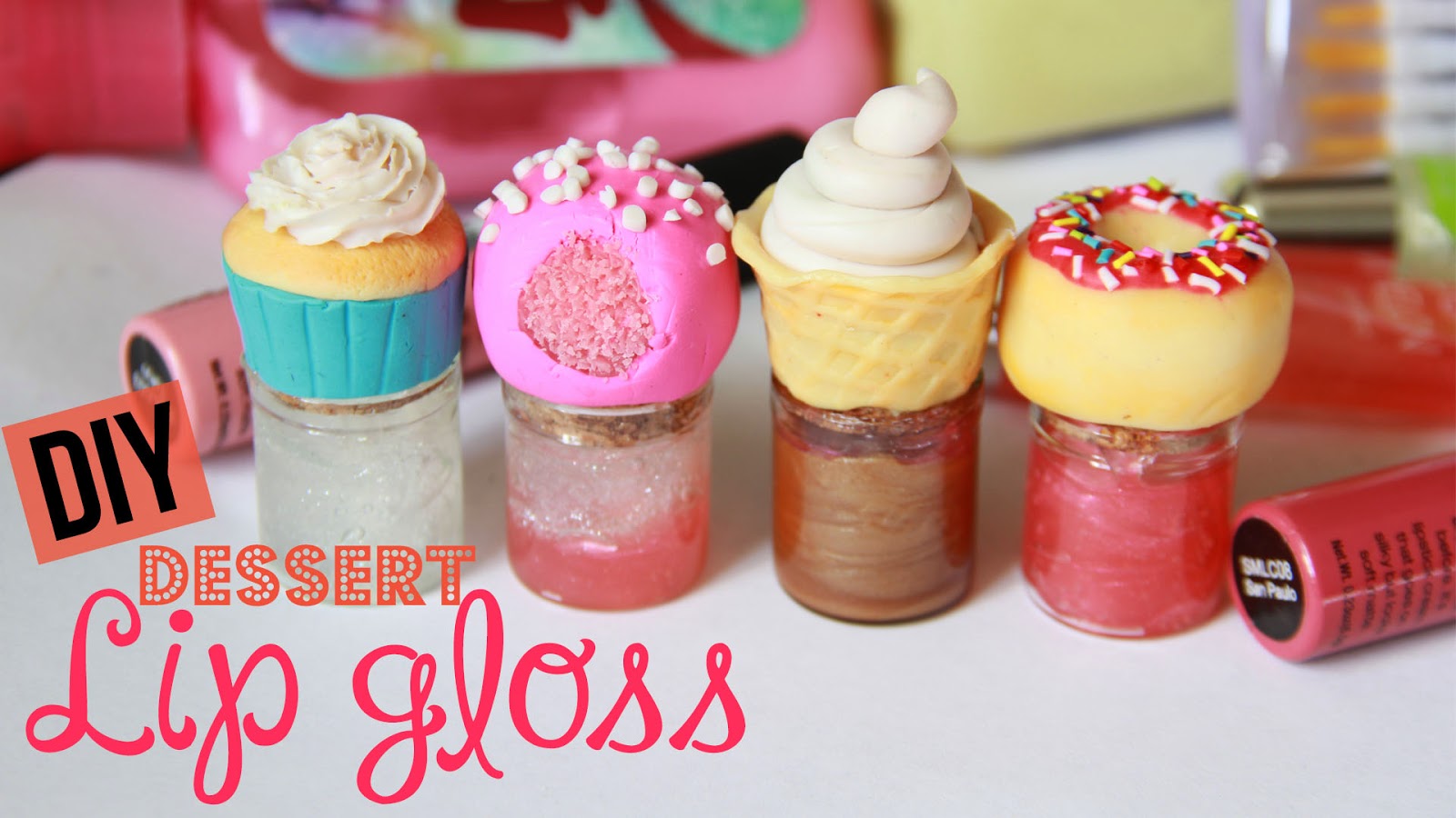 Toni Ellison DIY Dessert Lip Gloss Cupcake, Cake Pop, Ice Cream