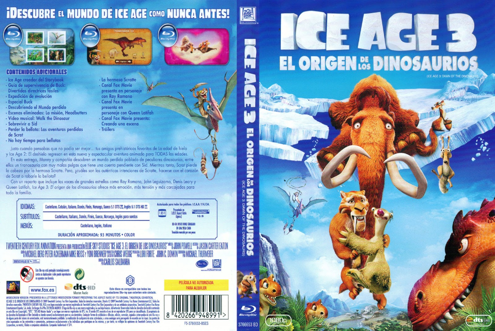 TVLeo Películas OnLine La Era De Hielo 3 • Película completa • Audio español latino