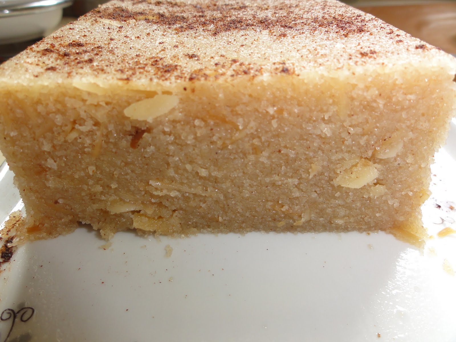 La cuisine de Kittie Halva ou gâteau de semoule grec