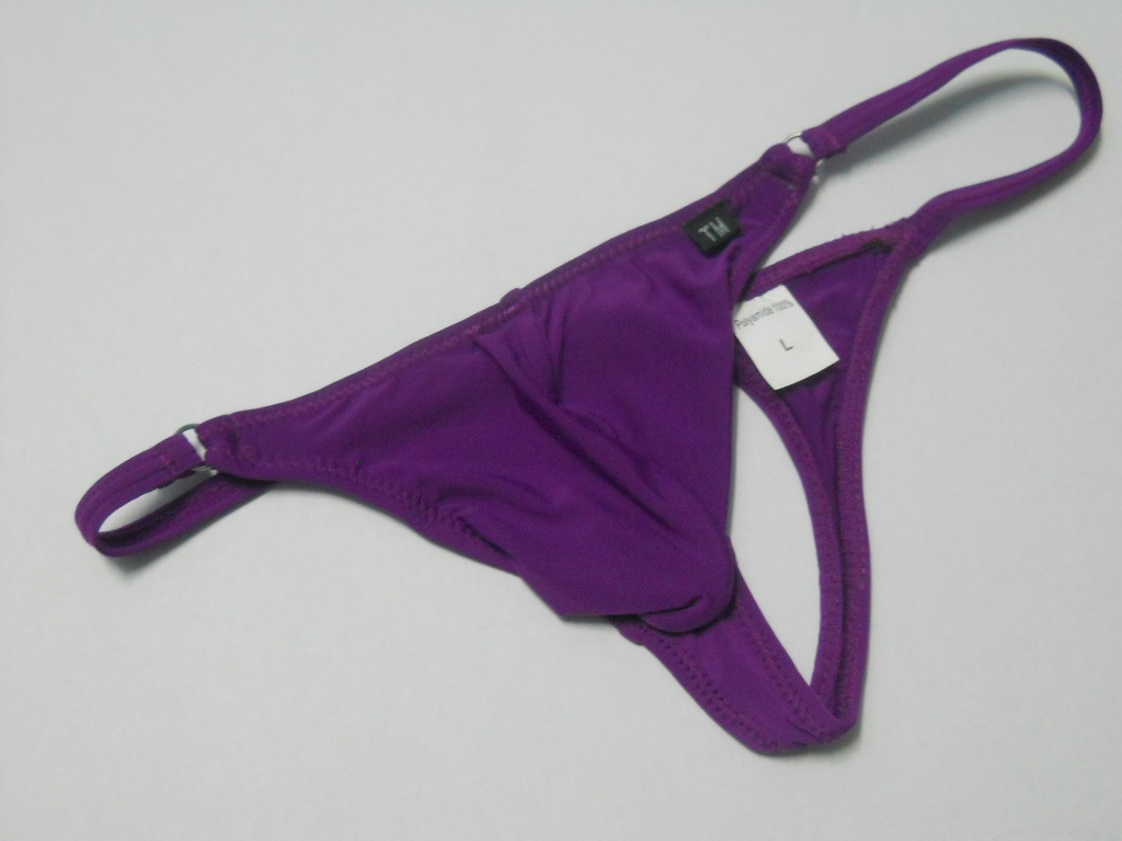 FASHION CARE 2U: UM285-1 Sexy Purple Men Ring T-Back Low Waist Underwear