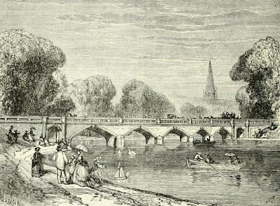 Bridge over the Serpentine from Old and New London by E Walford (1878) Bridge over the Serpentine from Old and New London by E Walford (1878)