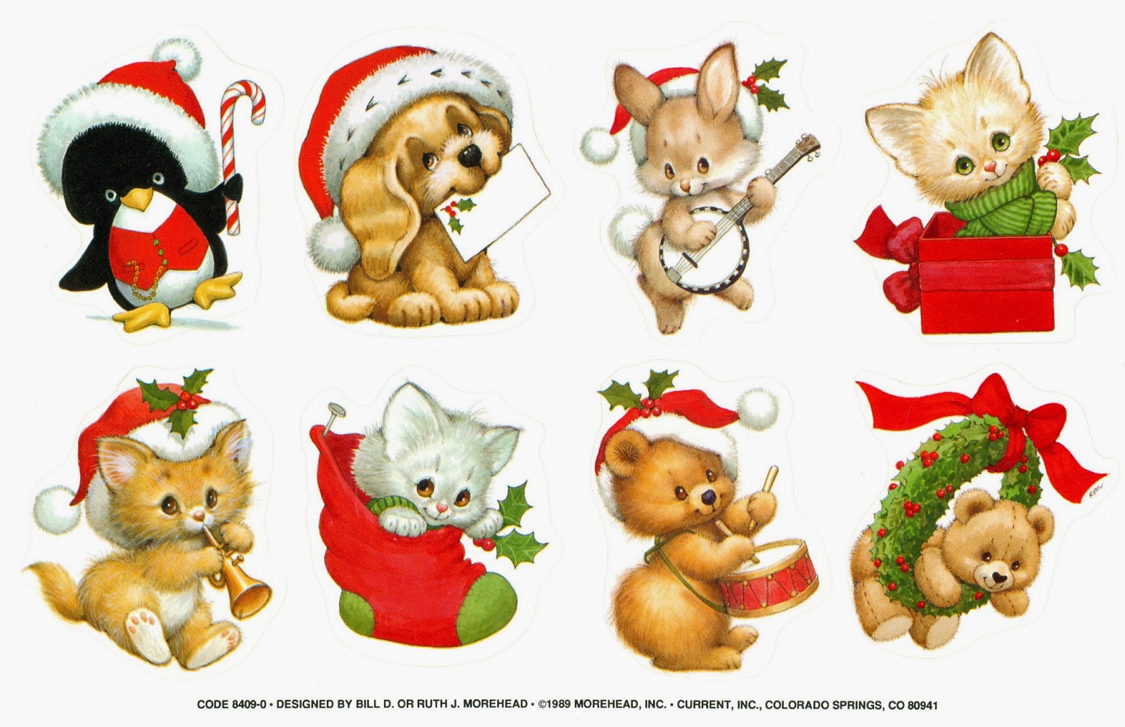 Navidad Stickers y clings Navideños