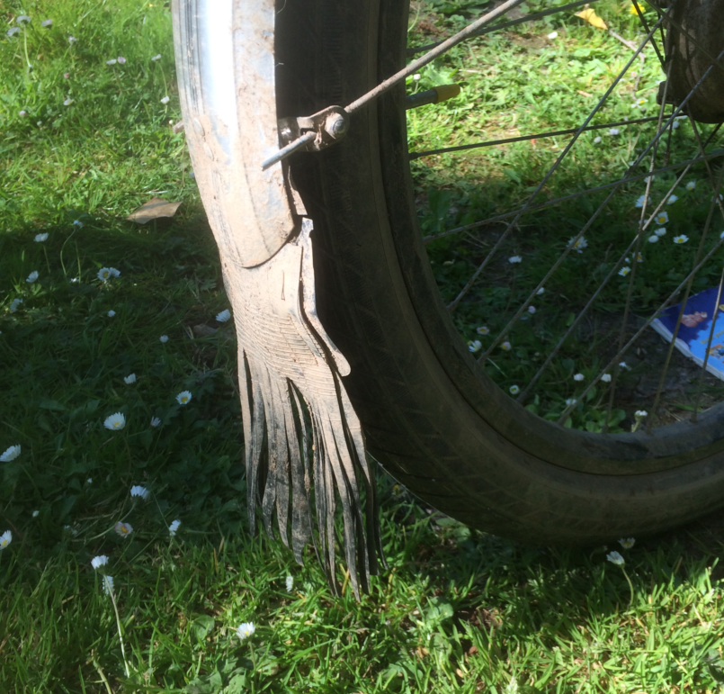 Dorky Thorpy Blog DIY Bike Mudflaps