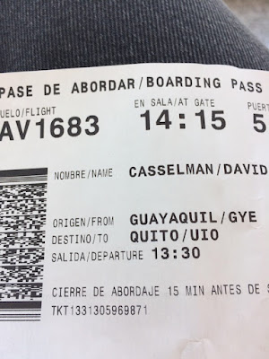 boarding pass Avianca