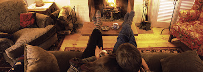 Couple by the fire