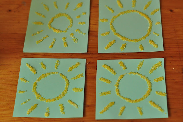 Рисунки крупой