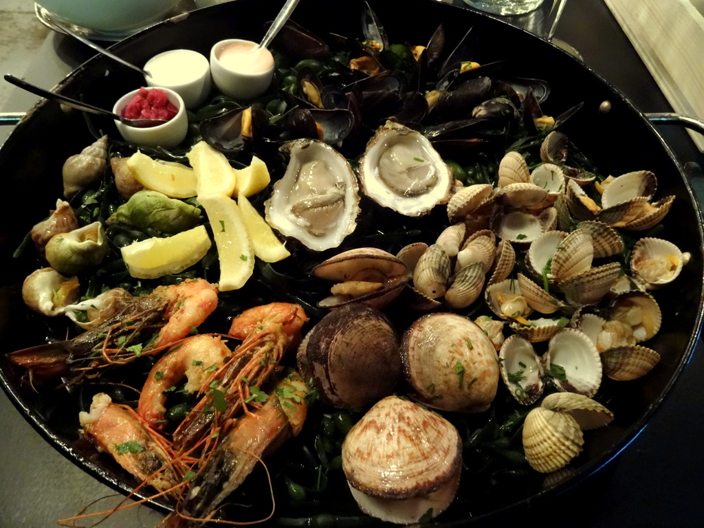 Amsterdam, Netherlands Gin and Plateau Fruits de Mer at Mossel & Gin