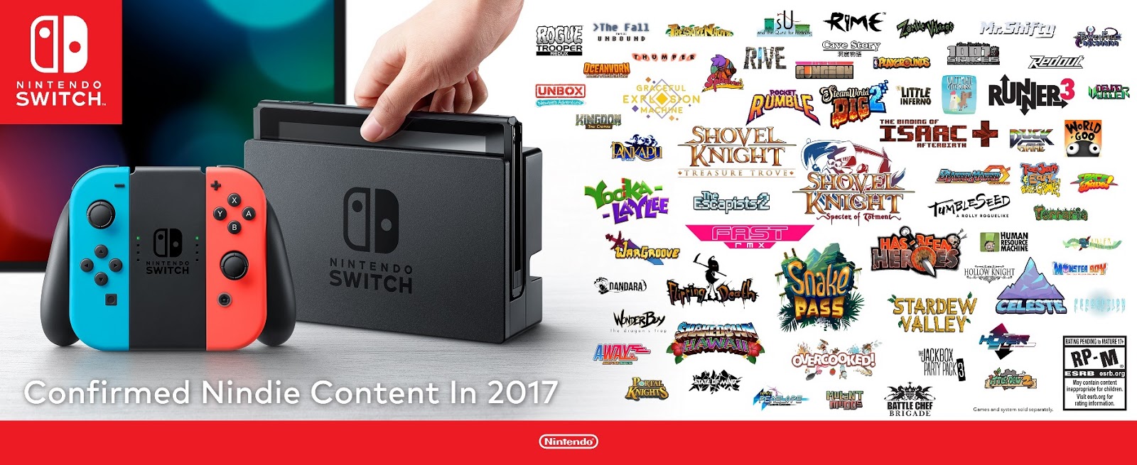 Novos jogos indie a caminho da Nintendo Switch