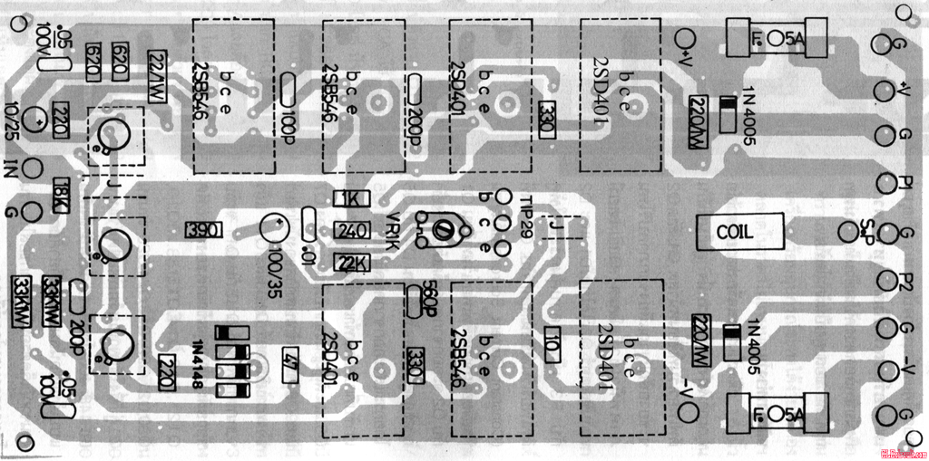 400W MOSFET Amplifier Circuit With IRFP448