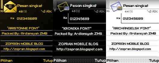 Kumpulan Sis Font S60V2 With Preview Part2 | ZOPRAN MOBILE ...
