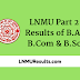 LNMU Part 2 Result of B.A, B.Com, B.Sc 2017 - (Check Here)