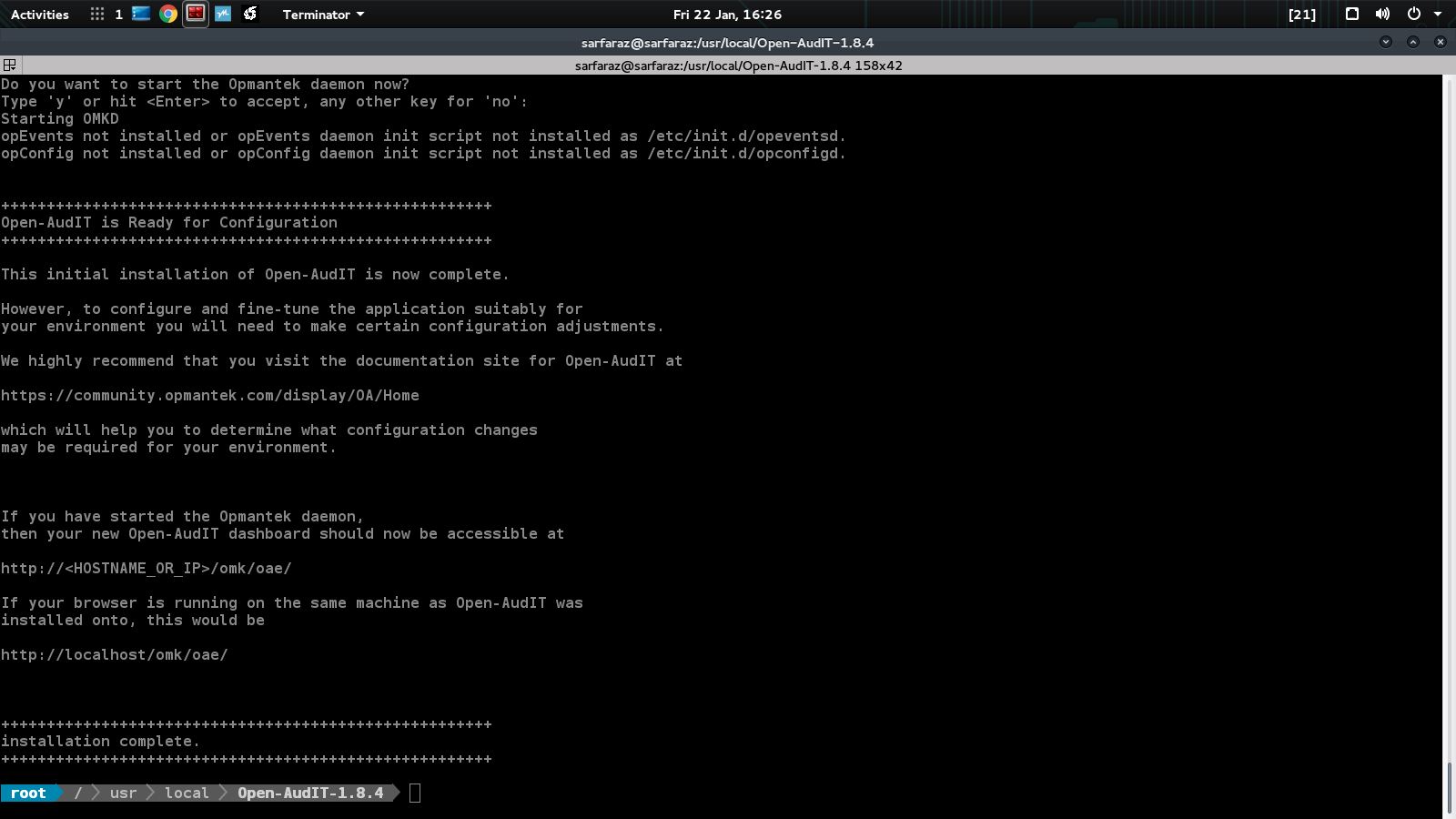 Install Open Audit On Centos 6