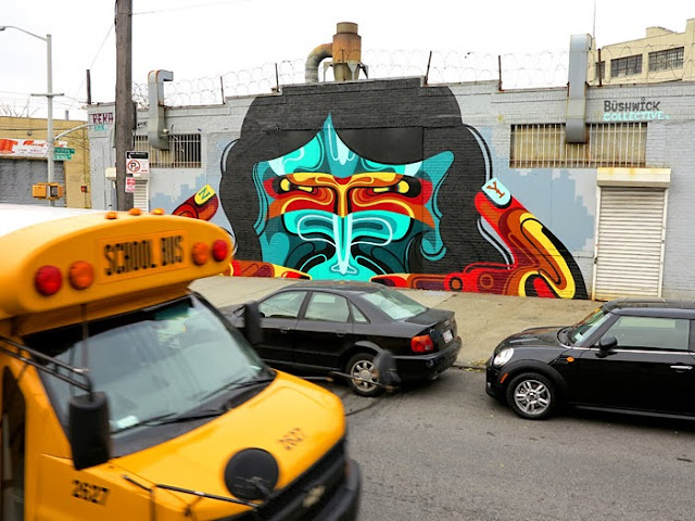 New Street Art Mural By Australian Artist REKA in Bushwick, New York City. 4