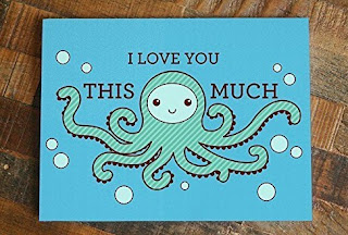 octopus funny love you card