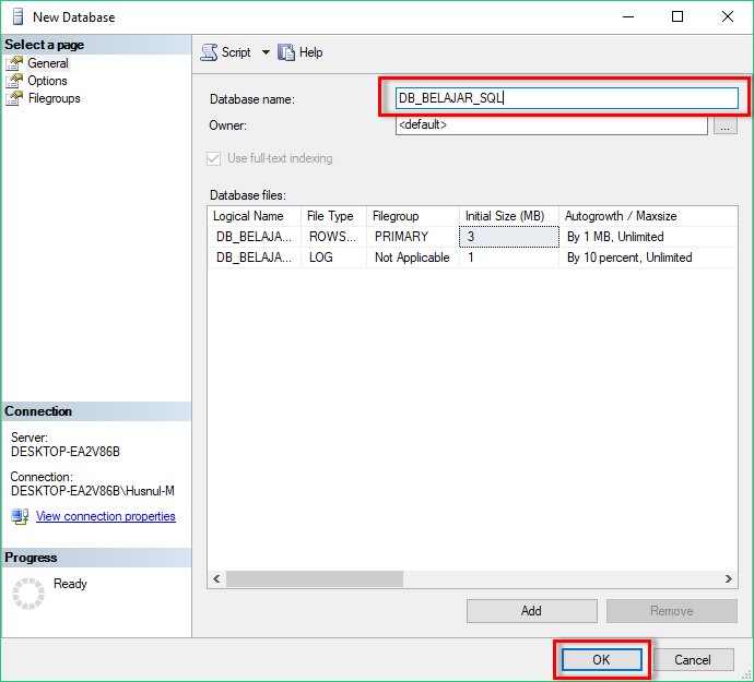Belajar Database Sql Server Untuk Pemula Part1