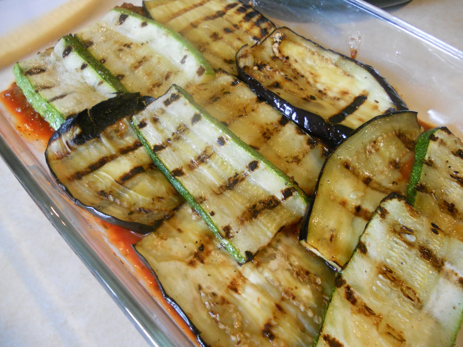 Grilled Eggplant and Zucchini Lasagna