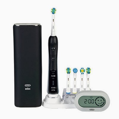 Black 7000 Oral-B Toothbrush a unique design | New Men Side