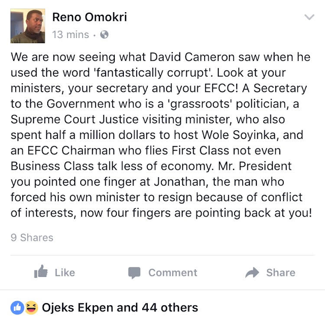 1 Seeing What David Cameron Saw - Reno Omokri