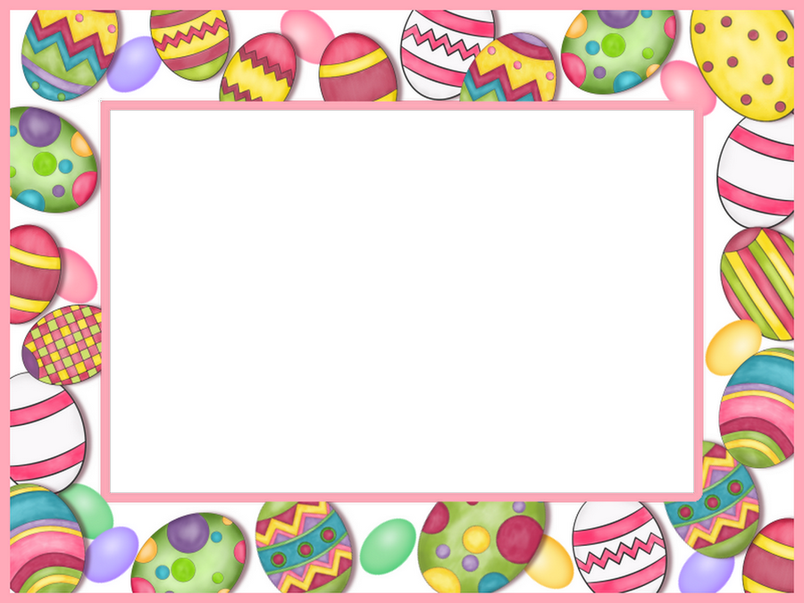 Marcos de Fotos Huevos de Pascua. Semana Santa. Marcos Gratis para