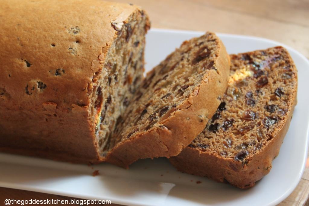♥ The Goddess's Kitchen ♥ Fruit Tea Loaf