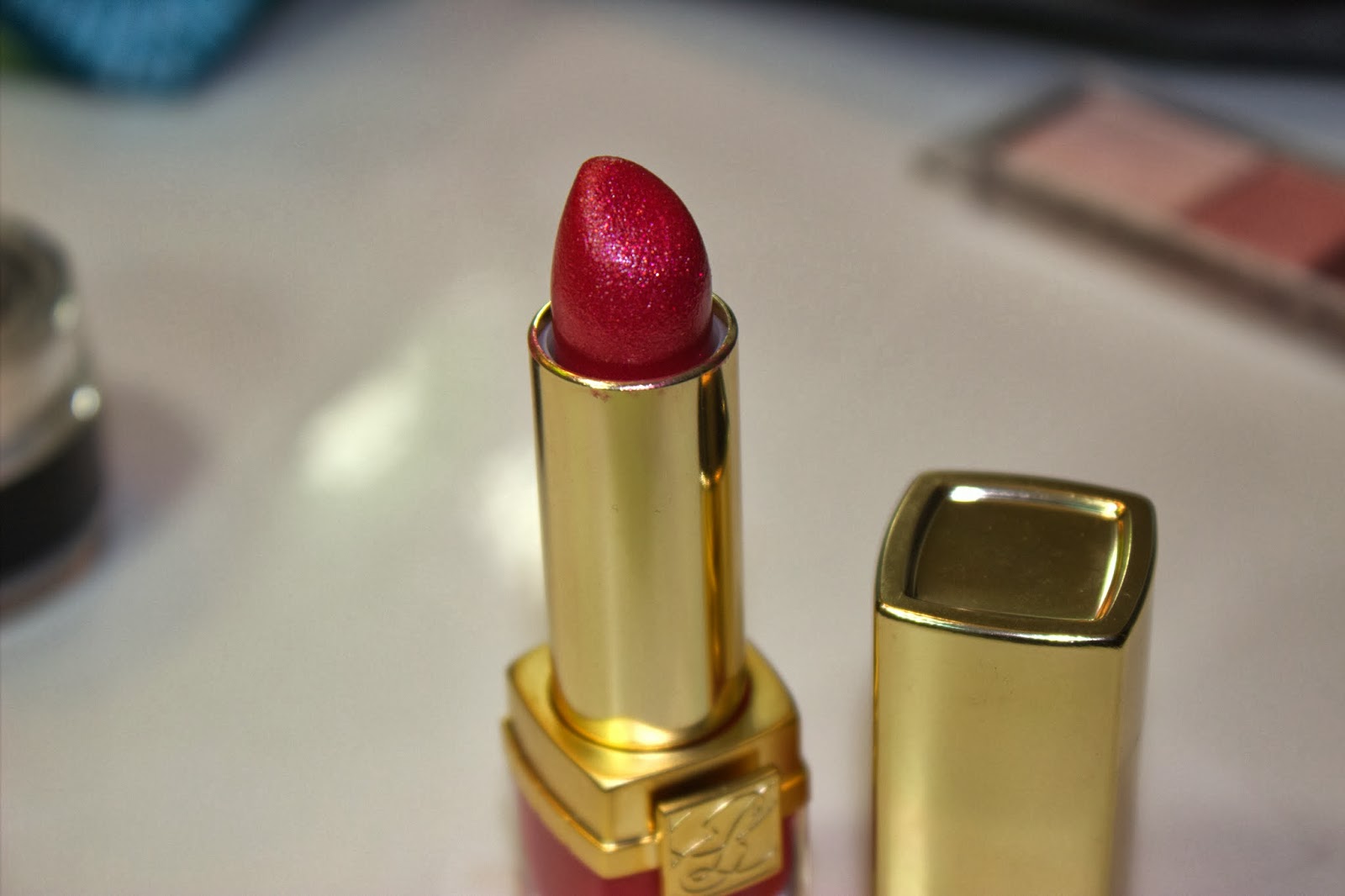 Beautifulwoctv Estee Lauder Pure Color Lipstick in Rebel Raspberry