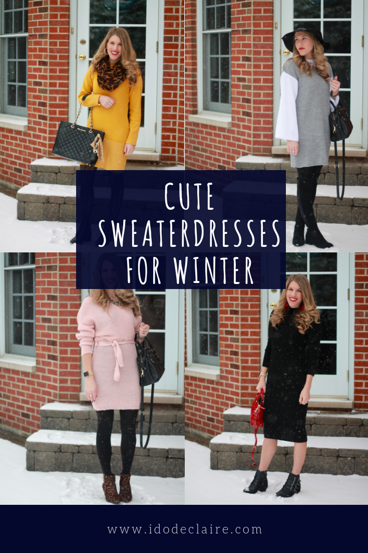 Cute Sweater Dresses for Winter