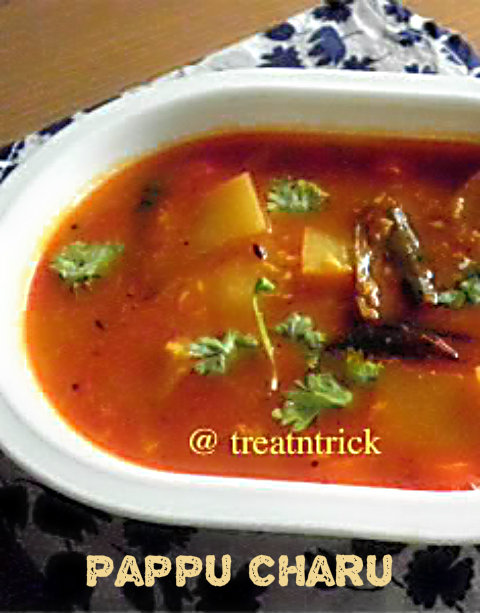 Paqppu Charu Recipe @ treatntrick.blogspot.com