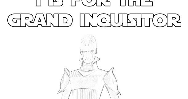 Star Wars Alphabet Coloring Page - I is for Inquisitor - The Star Wars Mom – Parties, Recipes ...