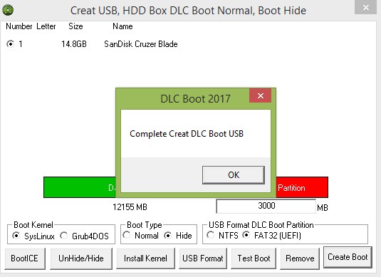 Complete Creat DLC Boot USB