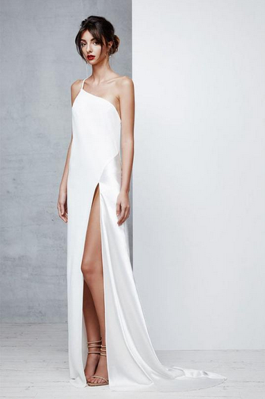 White prom dress by Angrilla