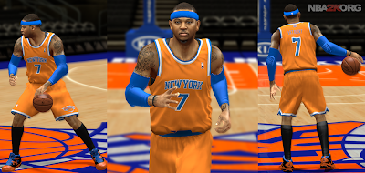Knicks Orange Alternate Jersey