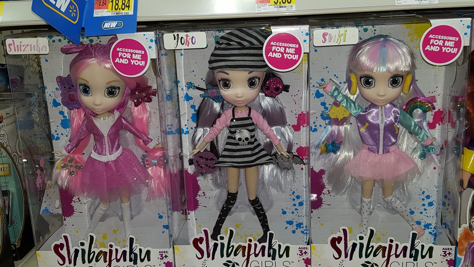 shibajuku girl dolls walmart
