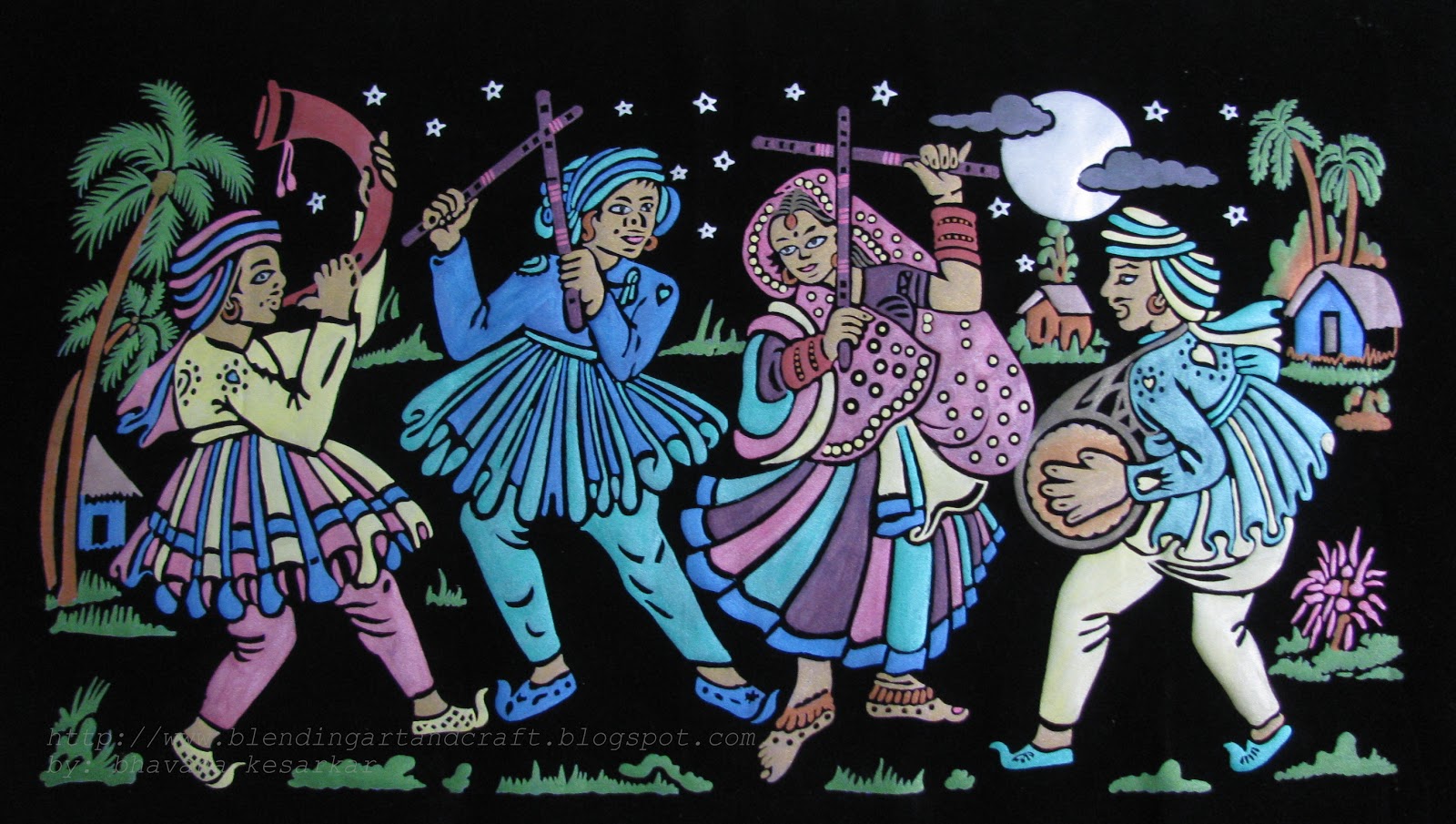 Velvet embossing painting!!!