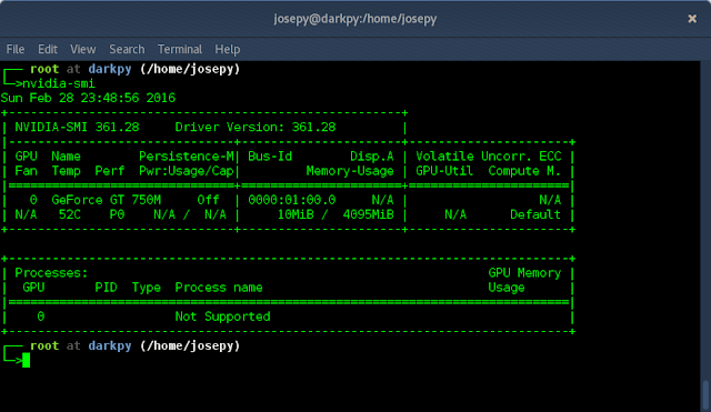 Easiest way to Install Nvidia 3D Graphics acceleration driver on Arch Linux 3 nvidia details