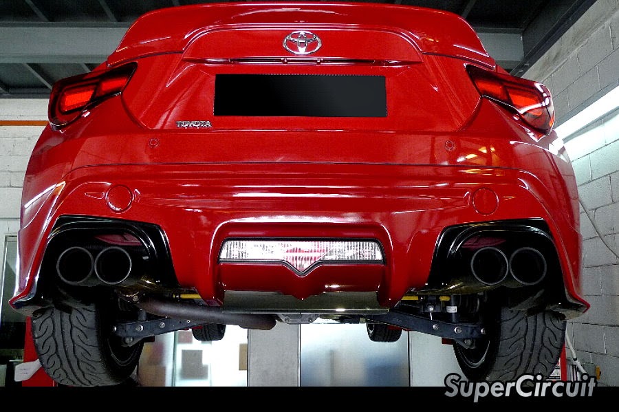 SUPERCIRCUIT Exhaust Pro Shop Toyota 86 Axle Back Exhaust System
