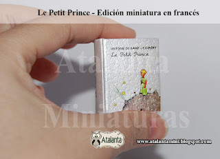 El Principito libro miniatura - minibook Petit Prince - livre miniature