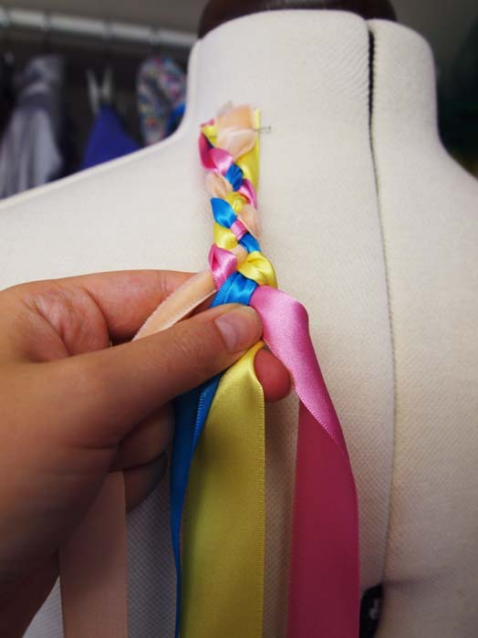 Crafty Alex DIY Ribbon Plait Bridesmaids Belt