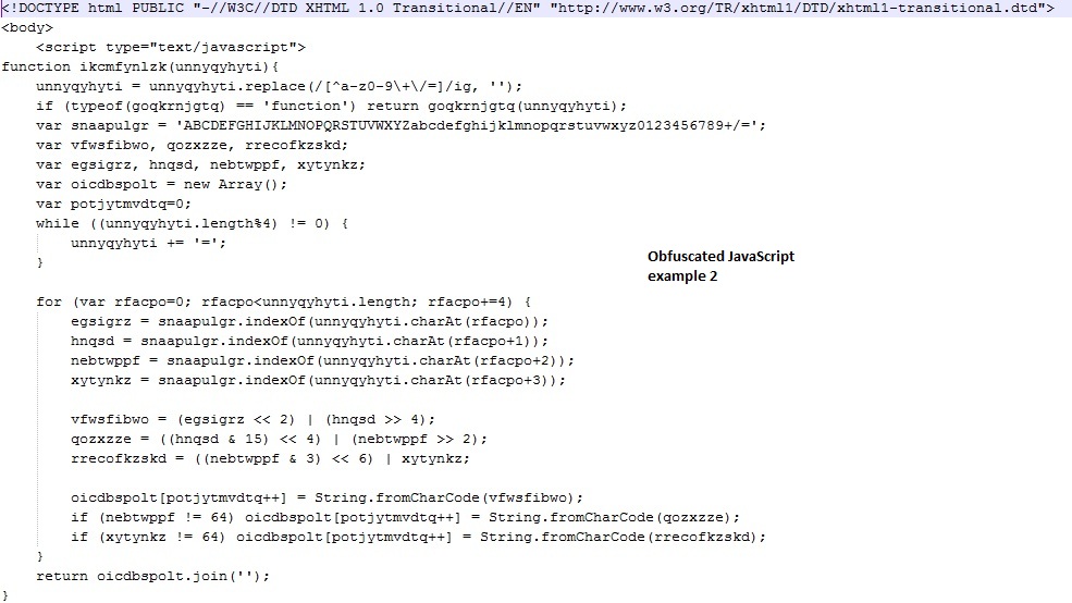 Heavy Obfuscation Used By Fake Antivirus Websites | Zscaler